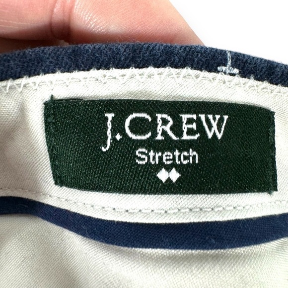 4 for $20 SALE! J Crew Factory City Fit Chino Shorts, Navy w/White Anchors, 10 - Picture 3 of 7